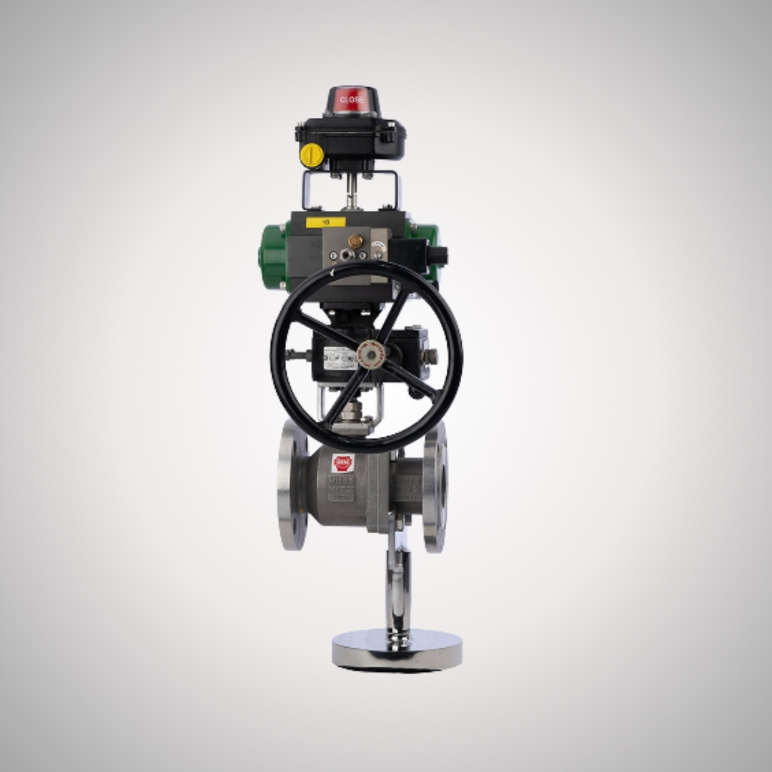 2 Piece Designed Ball Valve with Complete Automation System