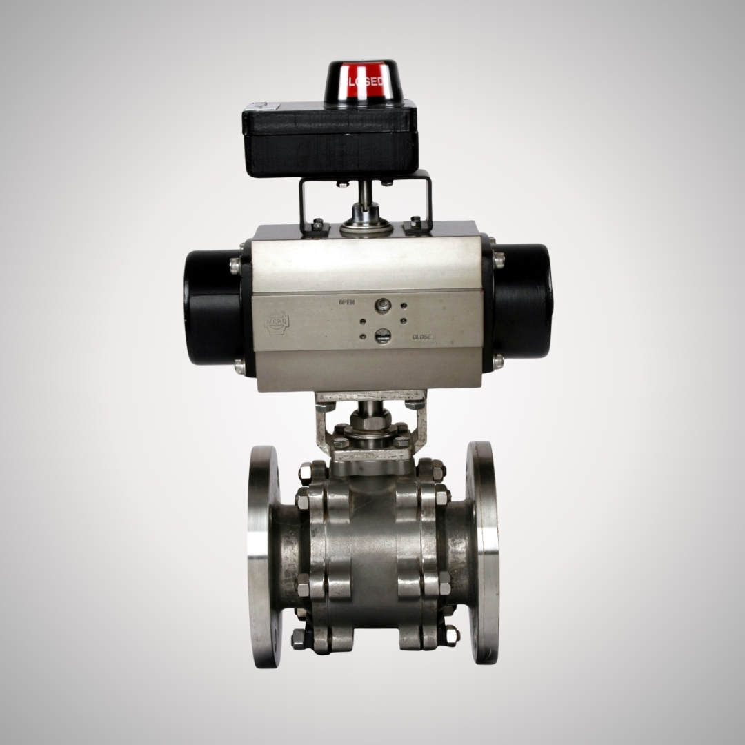 Metal Seated Ball Valve with Actuator and Position Indicator