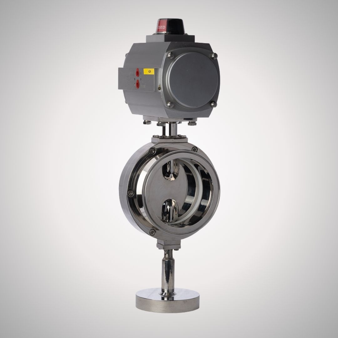 TC End butterfly Valve with Actuator (Centric)