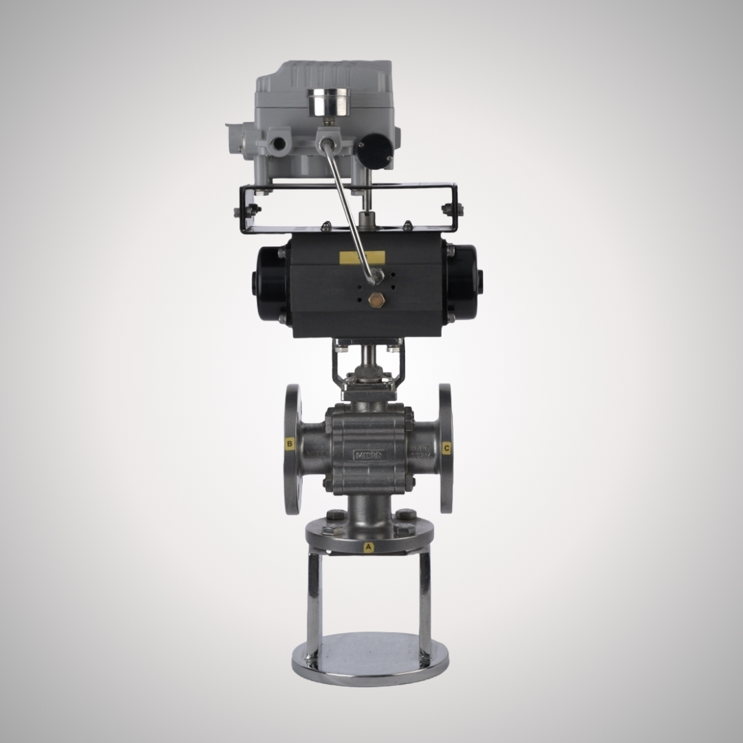 Tri Port Control Ball Valve