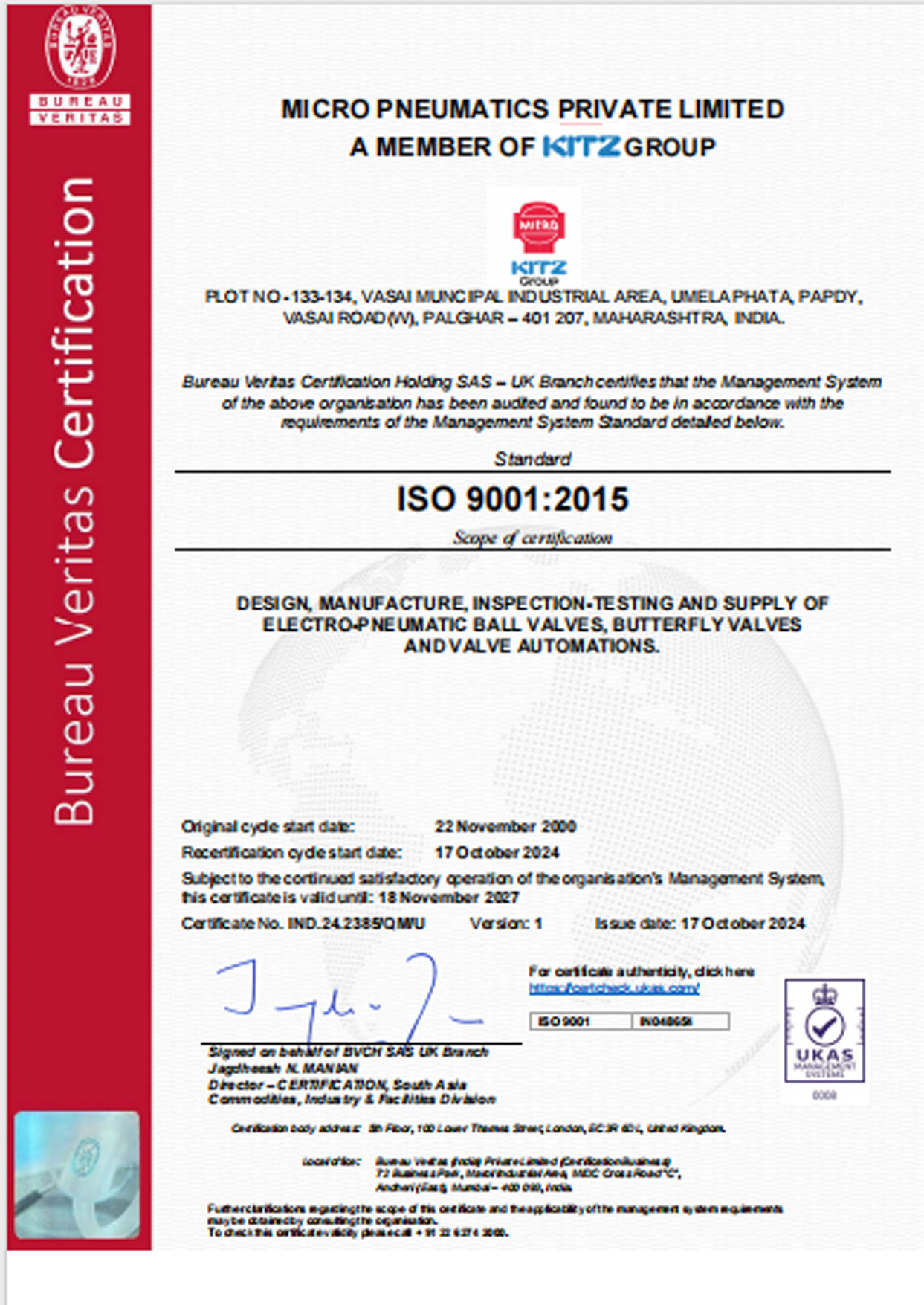 ISO 9001 -2015